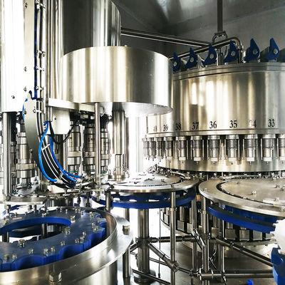 32 Filling head Small Scale Juice Bottling Equipment
